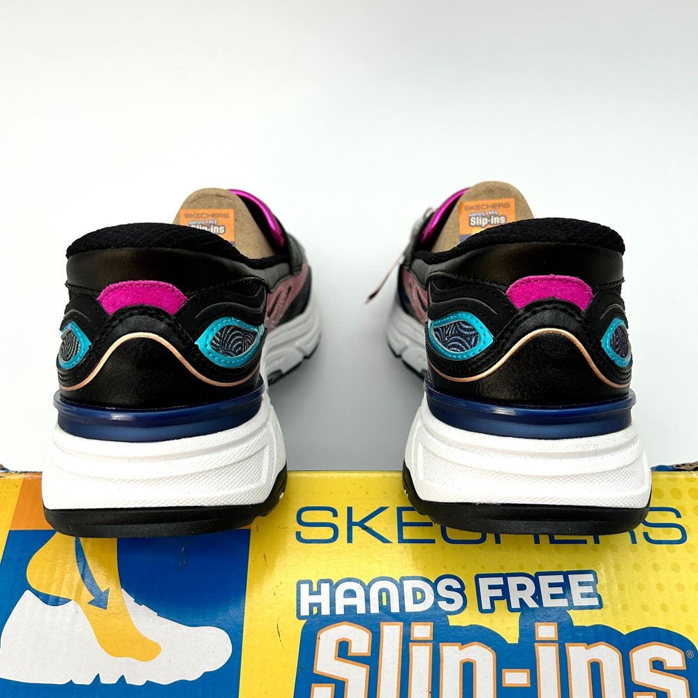 Skechers Slip-ins Stamina Sport Chrome Muse Womens Sneakers Sz. 9 Black Pink NEW - Picture 4 of 7